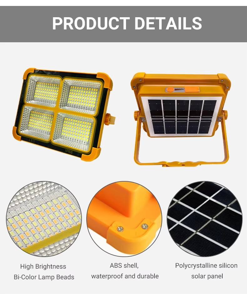 Solar Rechargeable LED Lantern | Flashlight • Power Bank