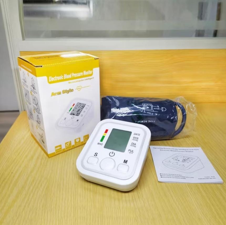 Blood Pressure Monitor | BP Apparatus With USB Power Supply | BP Monitor without Audio Voice Support | Digital Blood Pressure Monitor