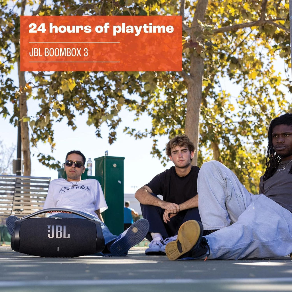 JBL Boombox 3 Portable Bluetooth Speaker – Powerful Bass & 24H Playtime